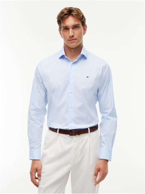 cl non iron solid shirt TOMMY HILFIGER | MW0MW45307C3Q